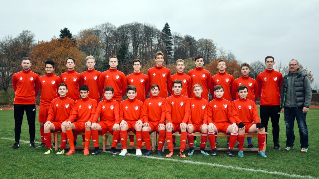 Mannschaftsfoto TSV Flintbek - Fußball - U17 - 2018